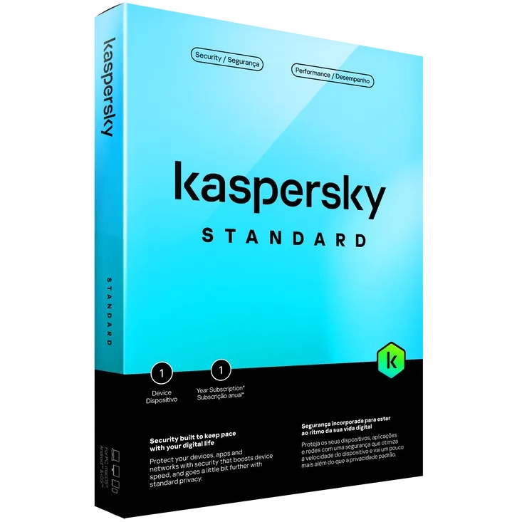 Kaspersky Standard Antivirus ESD Annual Subscription – 1 Device